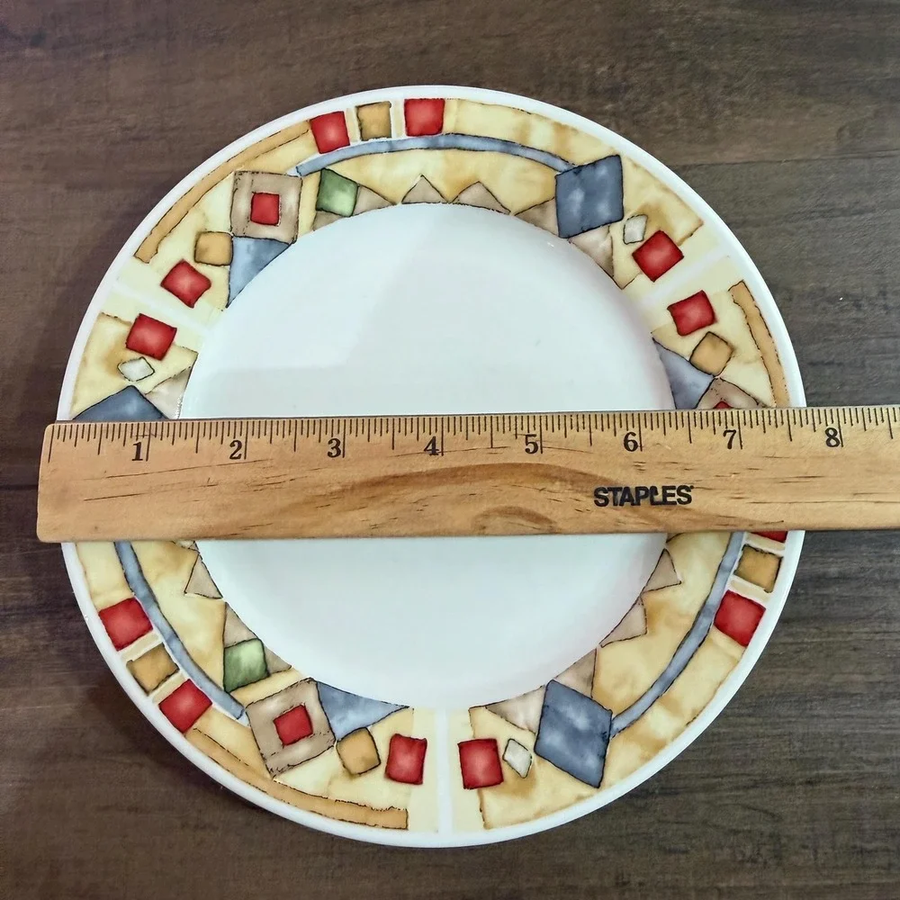 4 Sakura Bella Salad Plates Vintage Majesticware Paula Zanger, 8.25